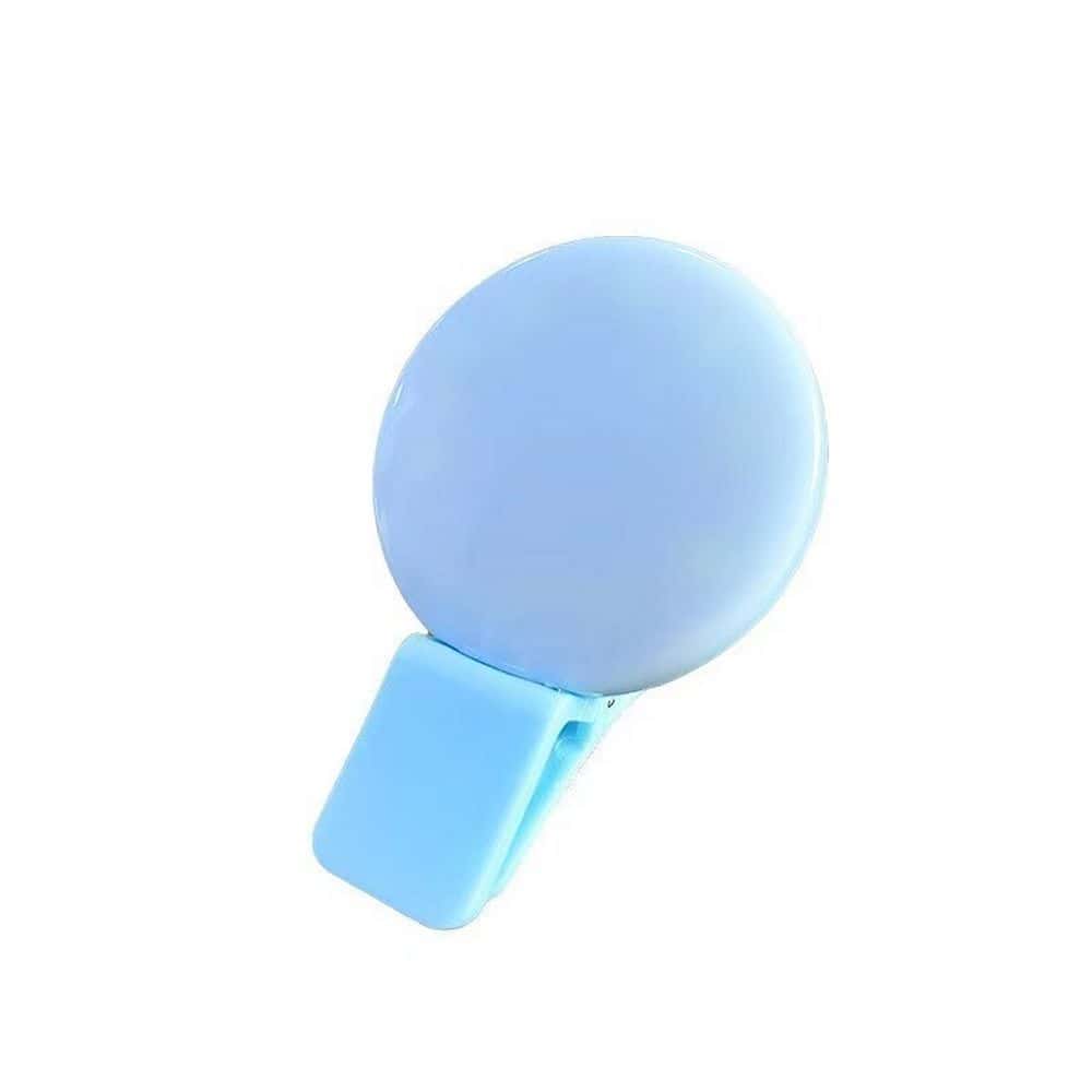 LED light ring for selfie on mobile phone MINI Q blue LED light ring for selfie on mobile phone MINI Q blue - Image 1
