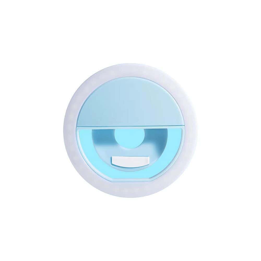 LED light ring for selfie on mobile phone RK-12 blue LED light ring for selfie on mobile phone RK-12 blue - Image 1