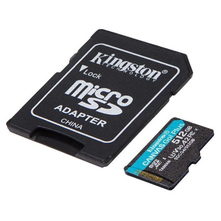 KINGSTON Memory Card SDCG4/512GB Canvas Go PLUS Class 10, UHS-I, U3, V30, A2 - Image 2