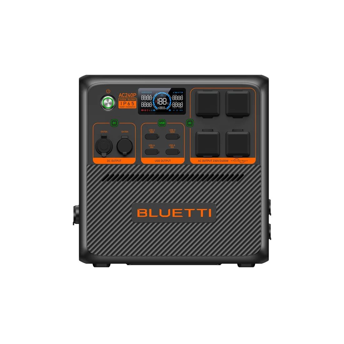BLUETTI Premium AC240P Portable Power Station Expandable IP65, 2400W AC Outlet 1843Wh - Image 1