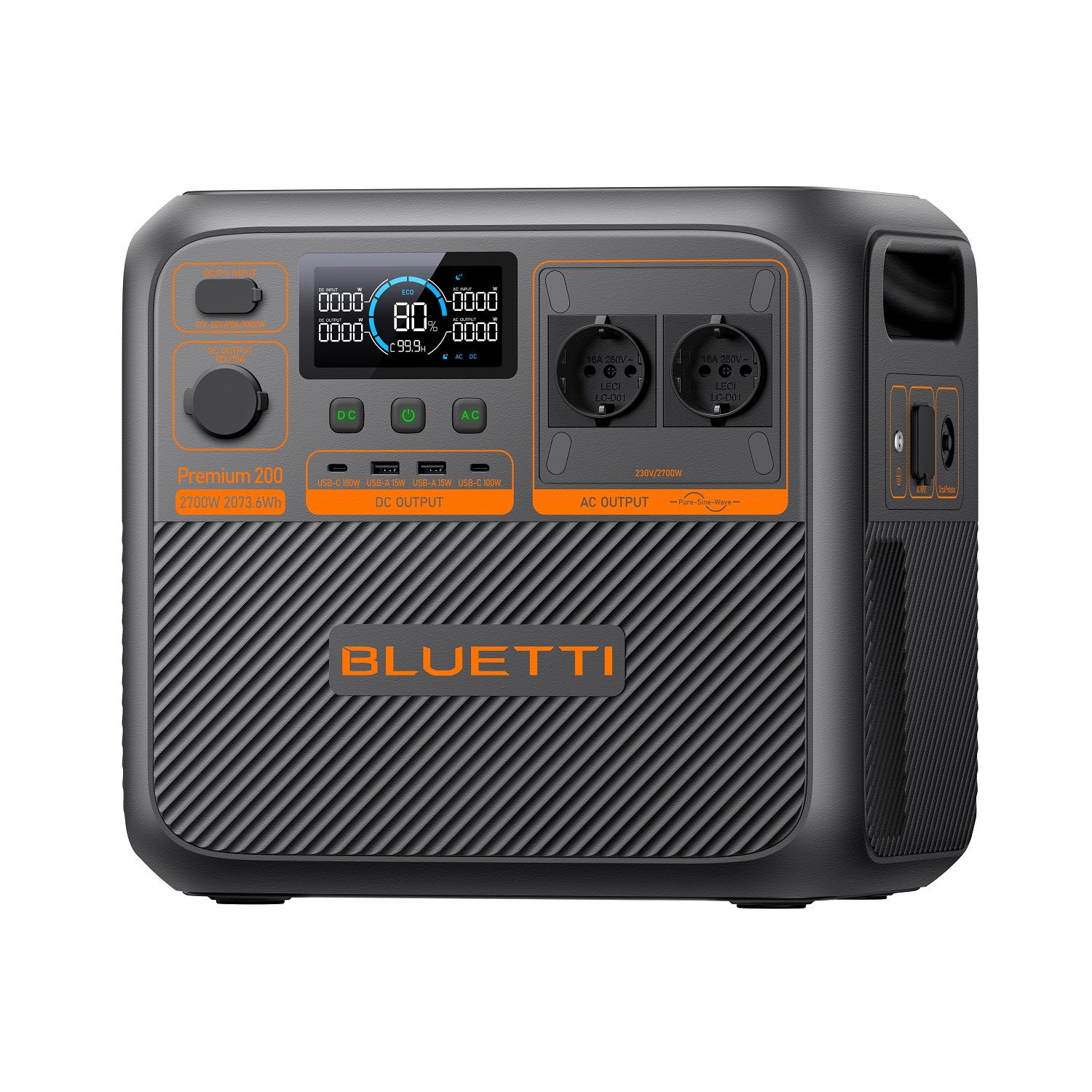 BLUETTI Premium Power Station PREMIUM 200 V2 2700W AC Outlet 2073Wh - Image 2