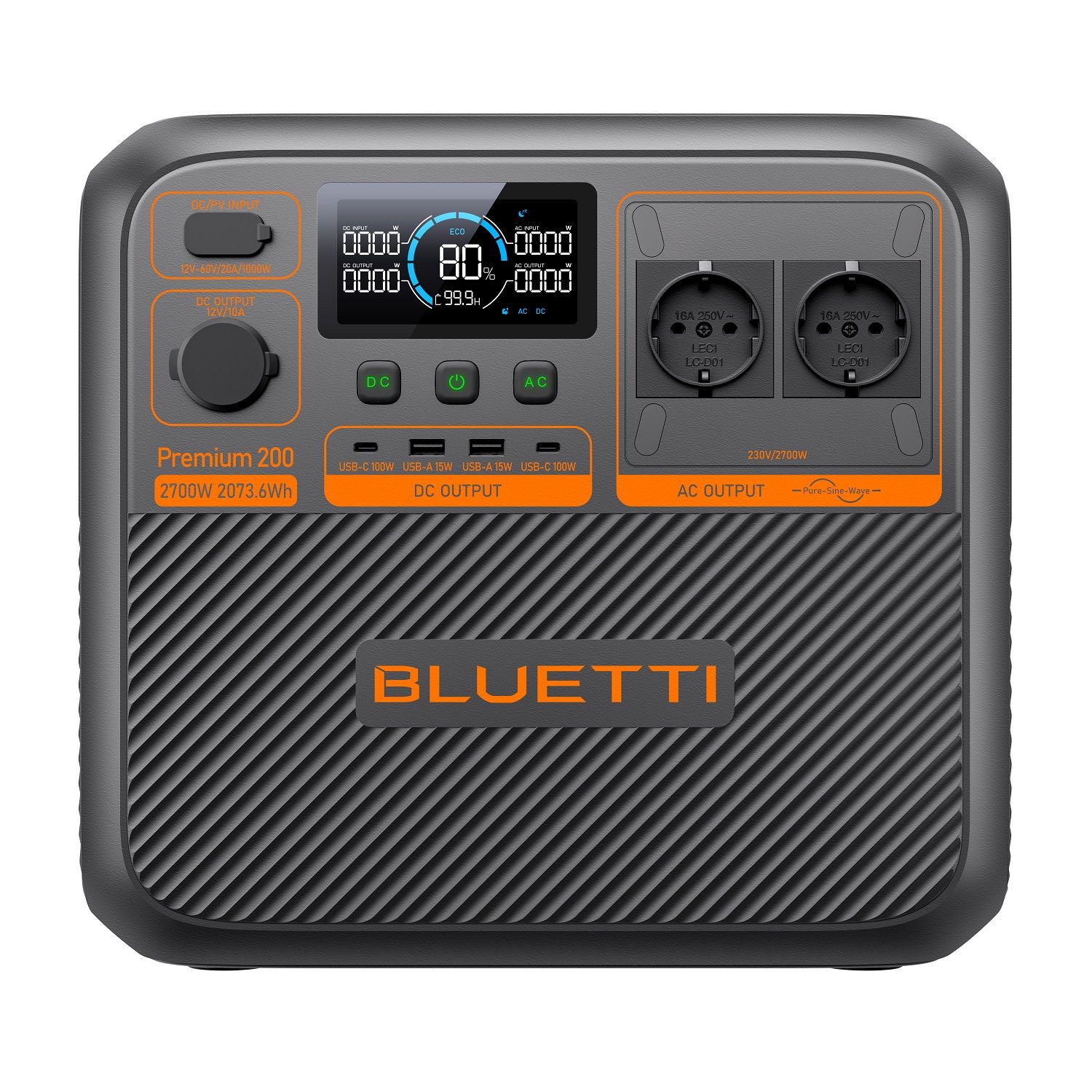BLUETTI Premium Power Station PREMIUM 200 V2 2700W AC Outlet 2073Wh - Image 1