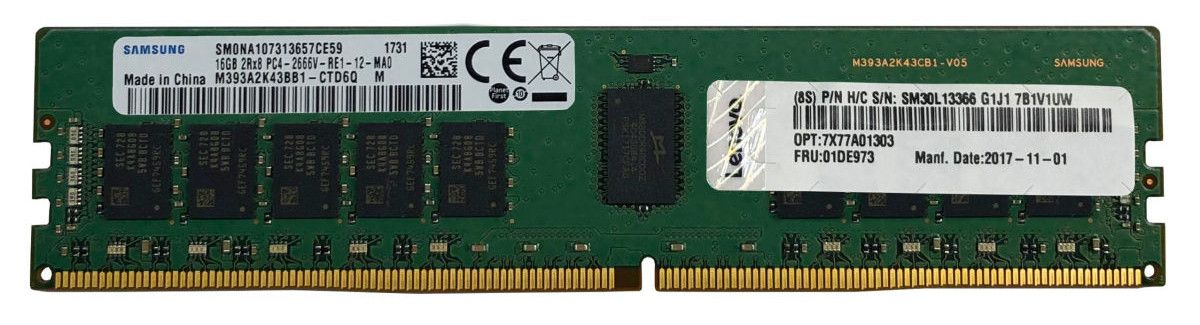 Lenovo ThinkSystem 32GB TruDDR5 4800MHz (1Rx4) 10x4 RDIMM Lenovo ThinkSystem 32GB TruDDR5 4800MHz (1Rx4) 10x4 RDIMM - Image 1