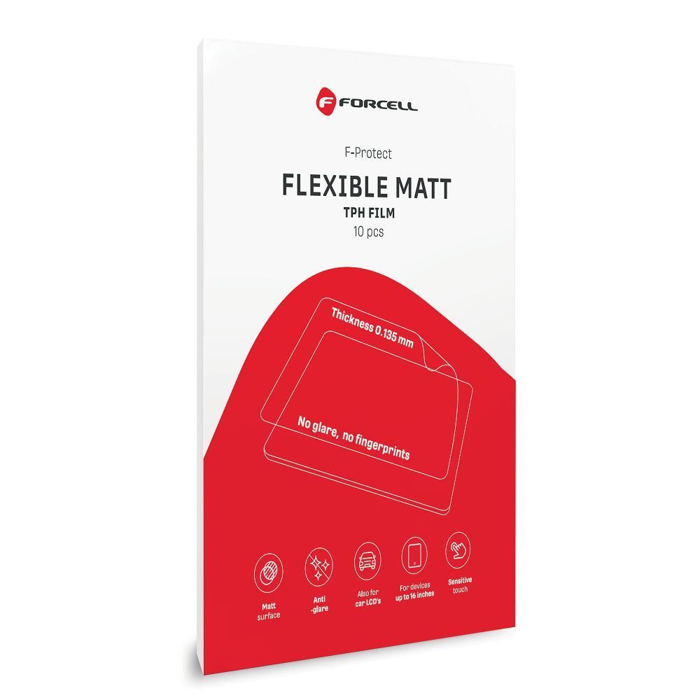 FORCELL F-PROTECT FLEXIBLE TABLET MATT - TPH film for smart cutting machine for tablets max 16" (10 pcs/set) - Image 2