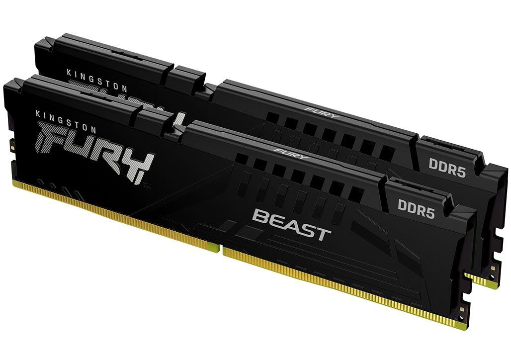 KINGSTON Memory KF556C36BBE2K2-64  FURY Beast Black DDR5, 5600MT/s, 64GB kit of 2 - Image 1