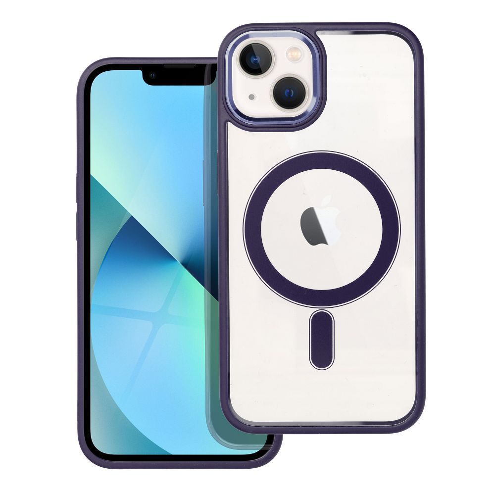 COLOR EDGE MAG COVER case compatible with MagSafe for IPHONE 13 deep purple - Image 1
