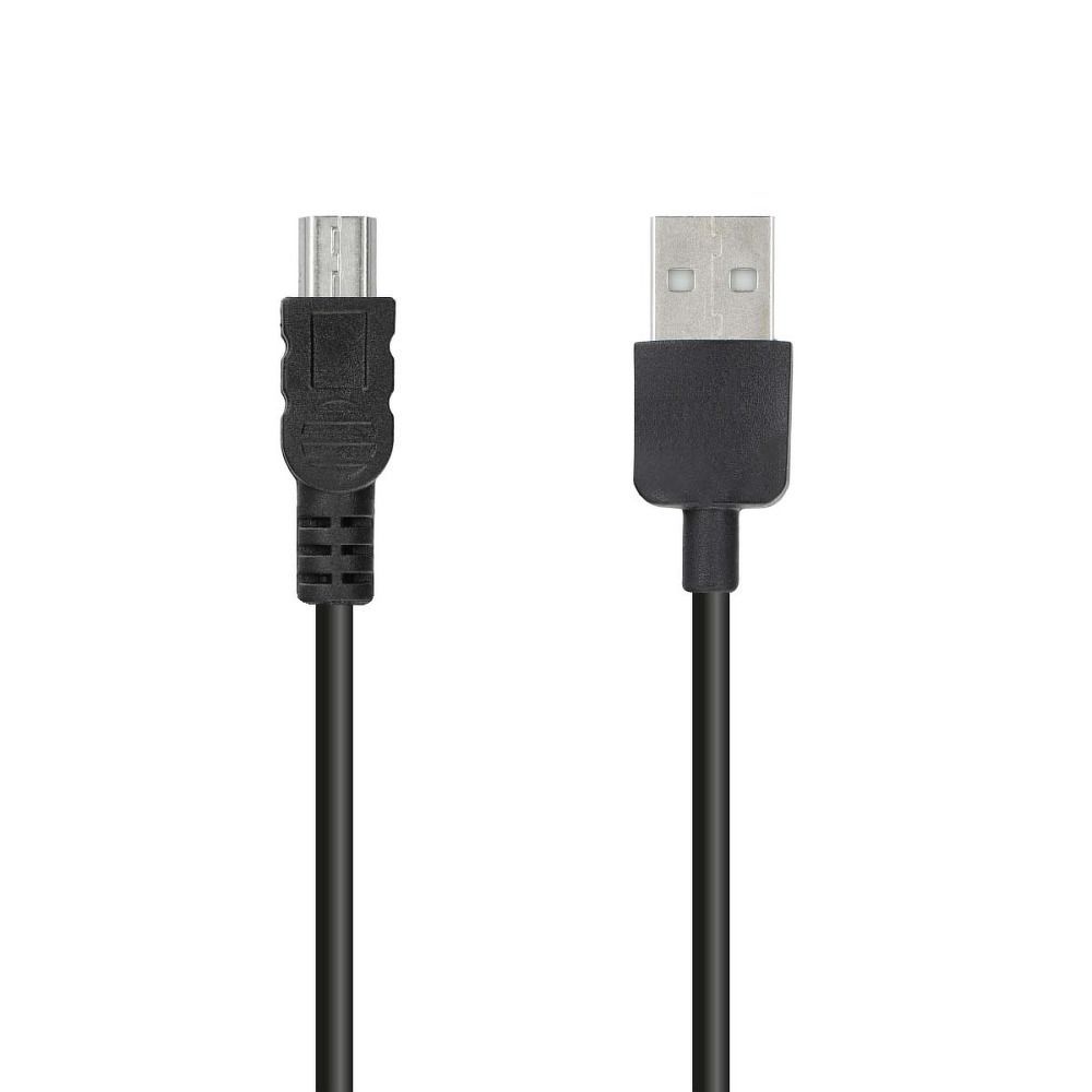 Cable USB A to Mini USB (navi / camera) 1 m black - Image 1