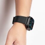 FORCELL F-DESIGN FA21 eco leather strap for APPLE Watch 42 / 44 / 45 / 49 mm black - Image 2