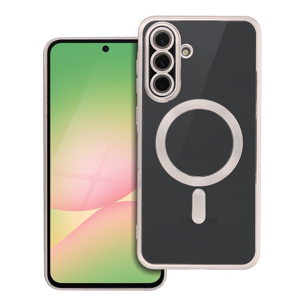 ELECTRO MAG COVER case compatible with MagSafe for SAMSUNG A56 titanium - Image 1