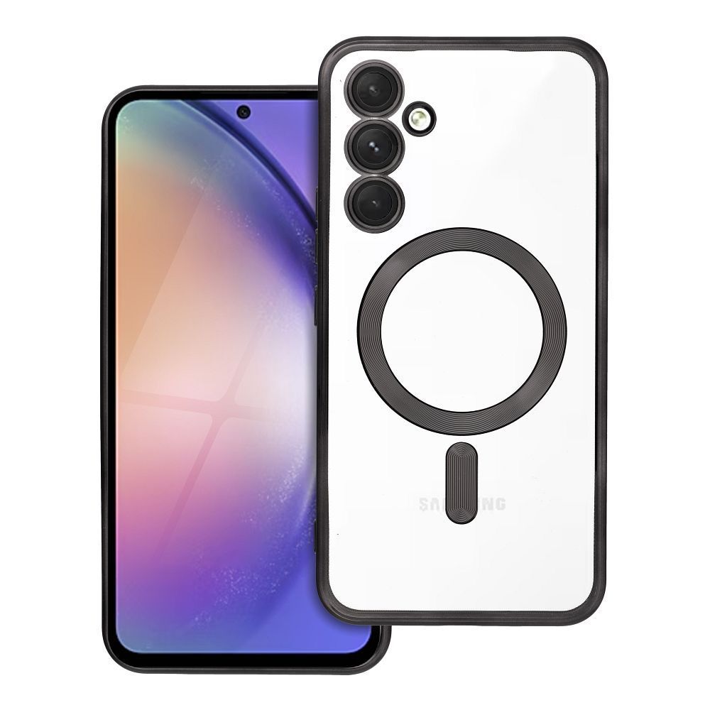 ELECTRO MAG COVER case compatible with MagSafe for SAMSUNG A54 black - Image 1