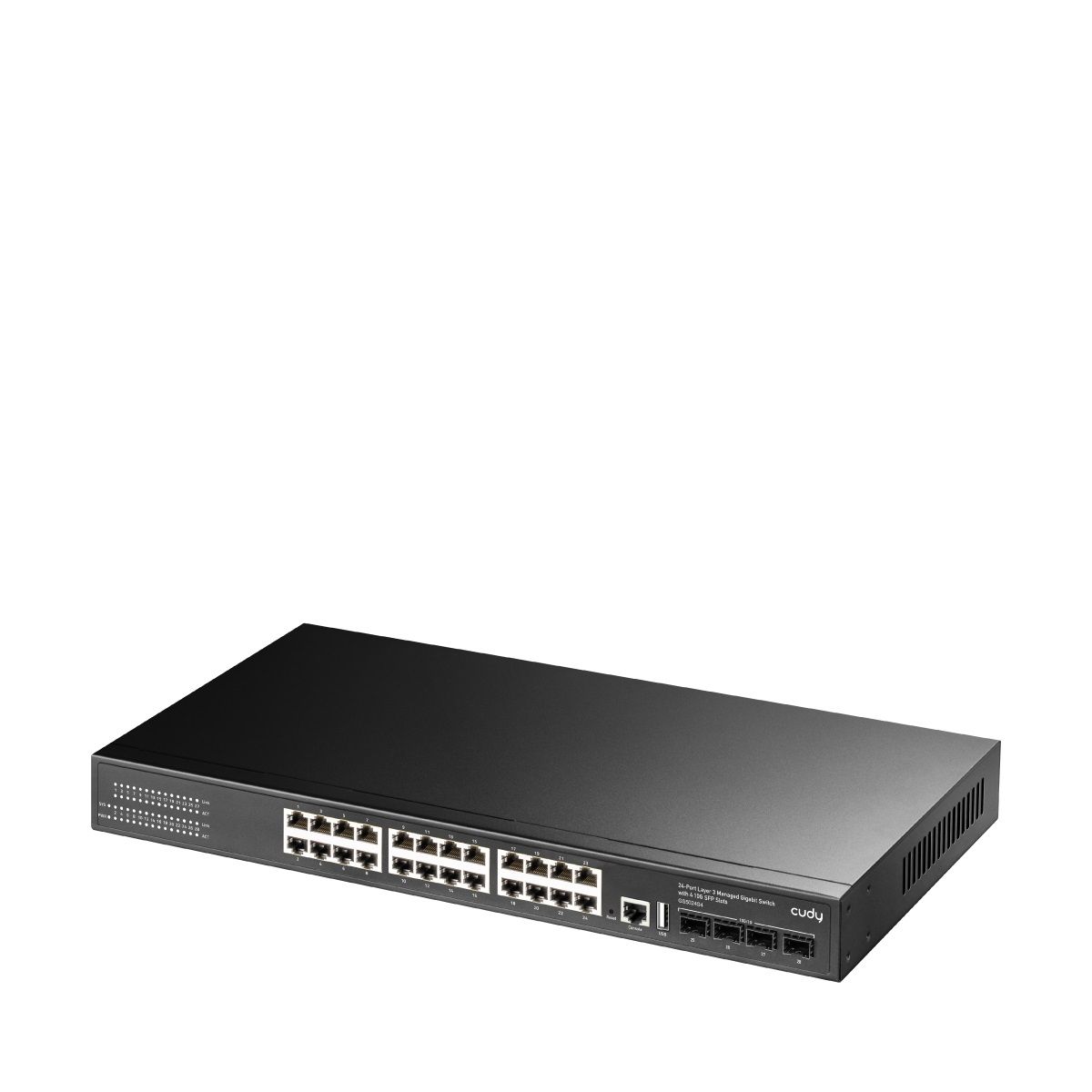 CUDY Switch GS5024S4 24-GbE 4-SFP+ L3 Managed Gigabit - Image 2