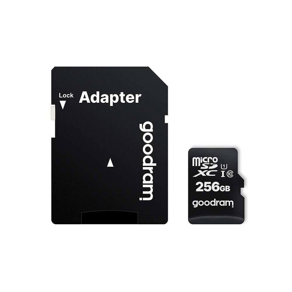 GOODRAM memory card microSD 256GB 100MB/s class 10 UHS I with adapter SD - Image 2