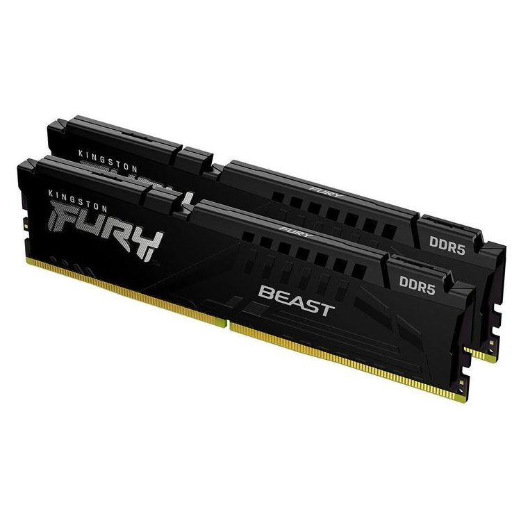 KINGSTON Memory KF556C40BB2K2-64  FURY Beast Black DDR5, 5600MT/s, 64GB KIT OF 2 - Image 1