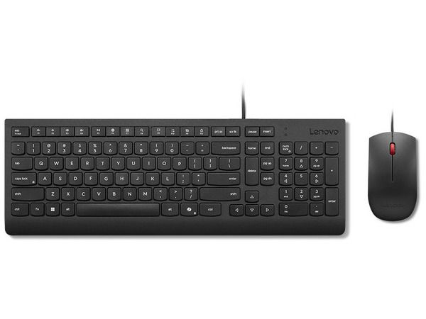 LENOVO Essential Wired Combo Keyboard and Mouse - Image 1