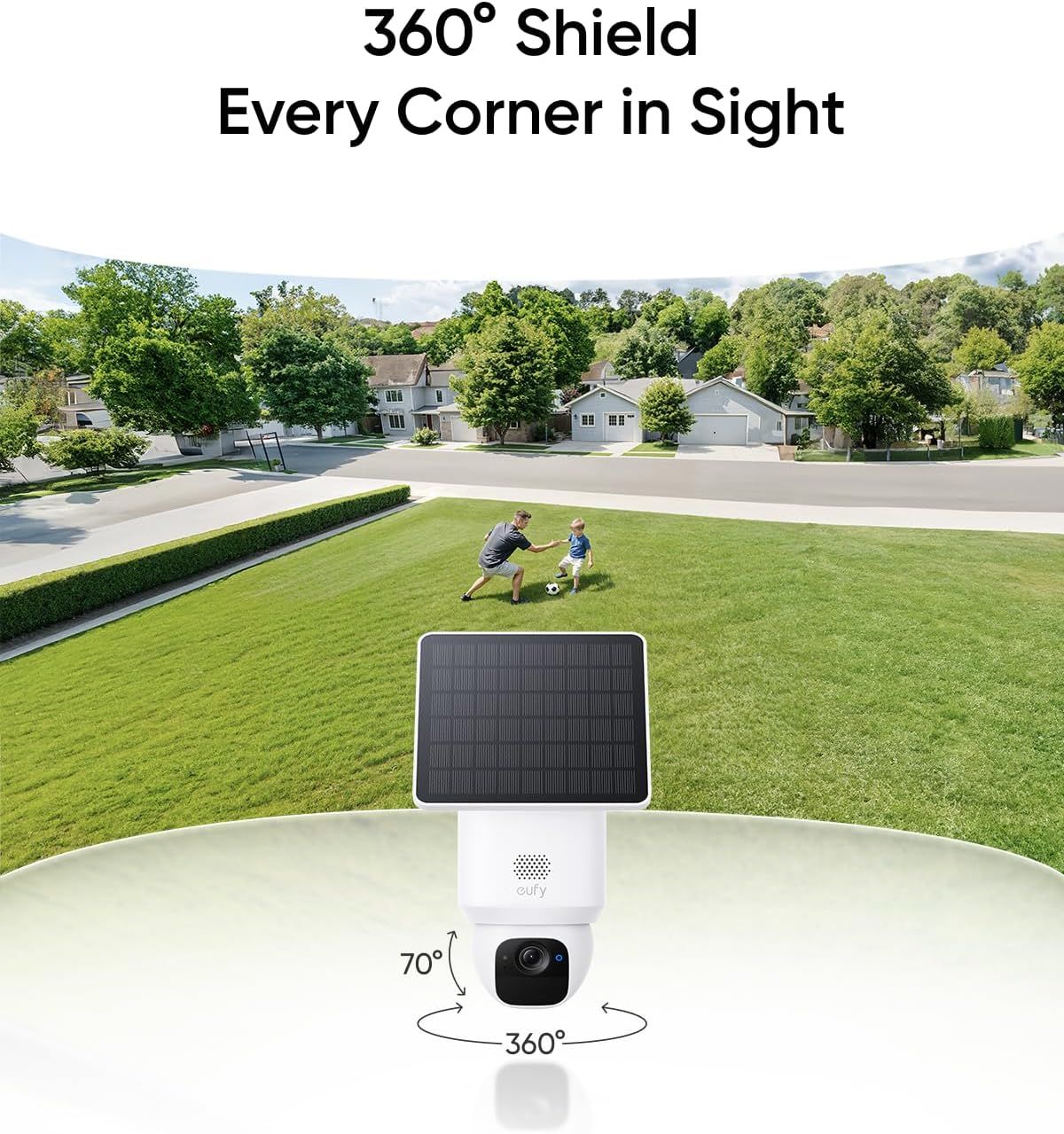 ANKER Eufy Camera SoloCam E30 2K Solar Panel  Pan Tilt - Image 2