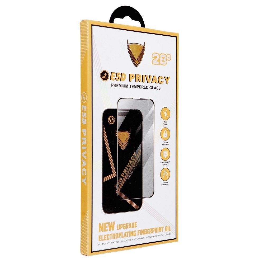 OG 6D Premium Privacy Glass - for Iphone 17 Air black - Image 1
