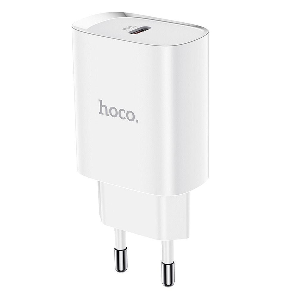 Phone charger Hoco USB C PD 20W N14 white HOCO charger Type C PD 20W N14 white - Image 1