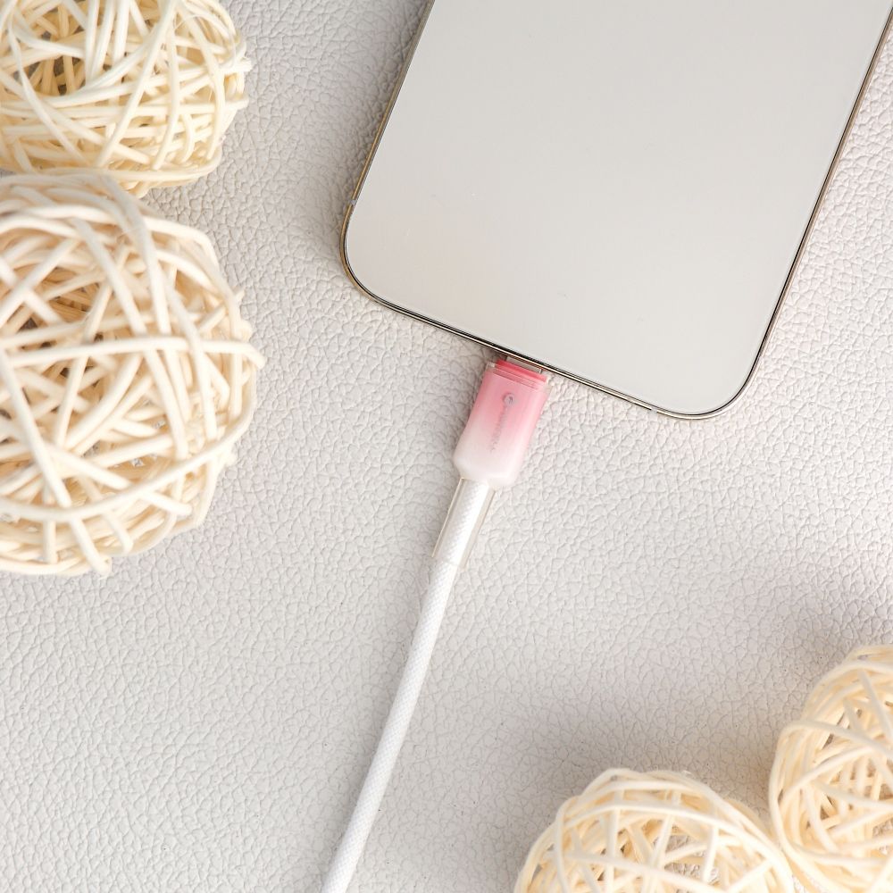 FORCELL F-ENERGY C356 cable Type C to Lightning PD 3A 27W Gradient 1 m white - Image 2