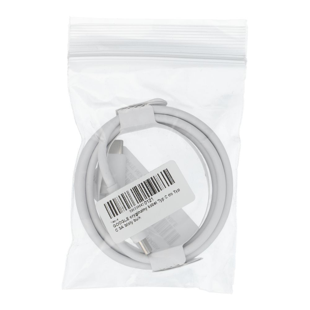 GOOGLE original cable Type C to Type C 3A 1 m white bulk - Image 2