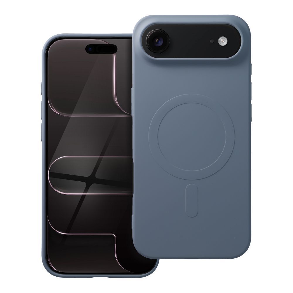 Case for IPHONE 17 Air SILICONE MAG COVER (big hole) compatible with MagSafe light blue SILICONE MAG COVER (big hole) case compatible with MagSafe for IPHONE 17 Air light blue - Image 1