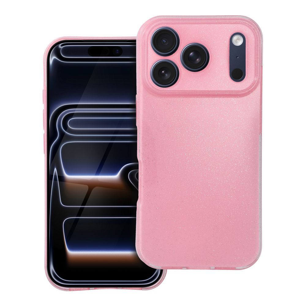 Case for iPhone 17 PRO Clear Case 2 mm Blink pink CLEAR CASE 2 mm BLINK for IPHONE 17 Pro pink - Image 1