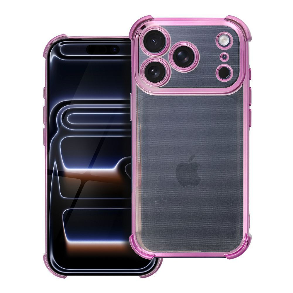 Case ANTISHOCK ELECTRO for IPHONE 17 Pro pink - Image 1