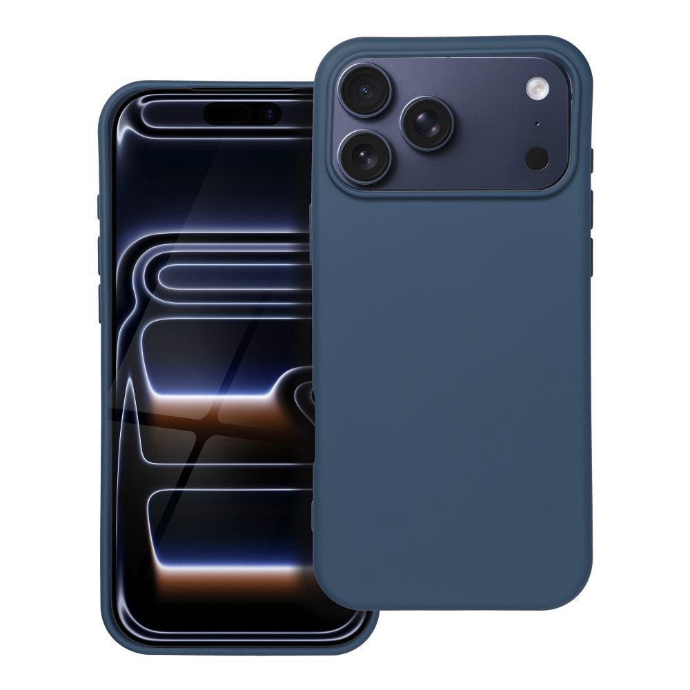 SILICONE case for IPHONE 17 Pro Max blue - Image 1
