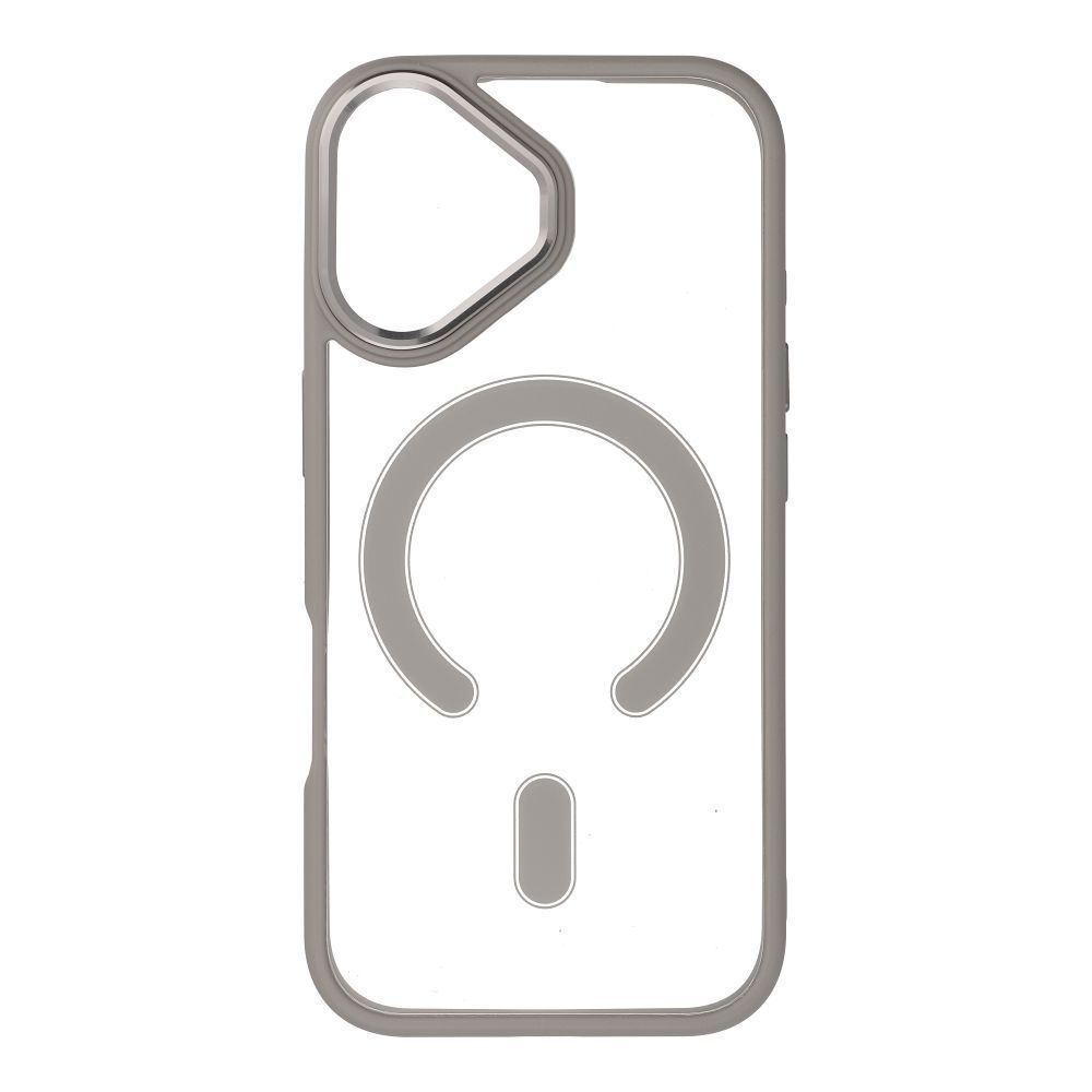 COLOR EDGE MAG COVER case compatible with MagSafe for IPHONE 17 titatnium grey - Image 1