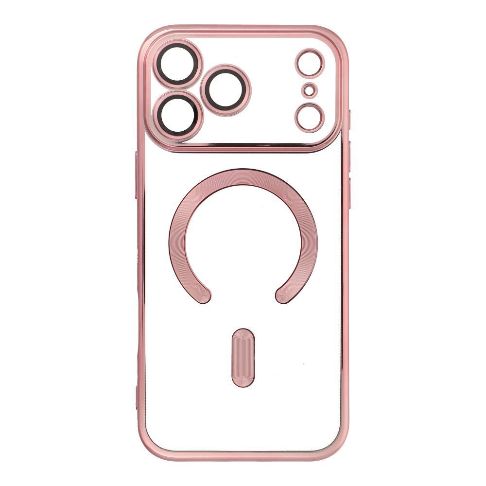 Case for iPhone 17 PRO MAX Electro Mag Cover compatible with MagSafe gold-rose ELECTRO MAG COVER case compatible with MagSafe for IPHONE 17 Pro Max rose gold - Image 1