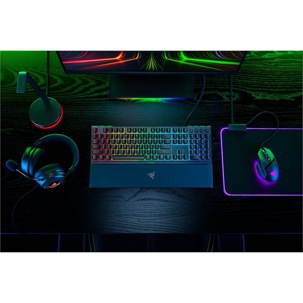 Razer Keyboard Ornata V3 Gaming RGB (DE) black Flache Mecha-Membran-RGB-Tastatur - Image 2