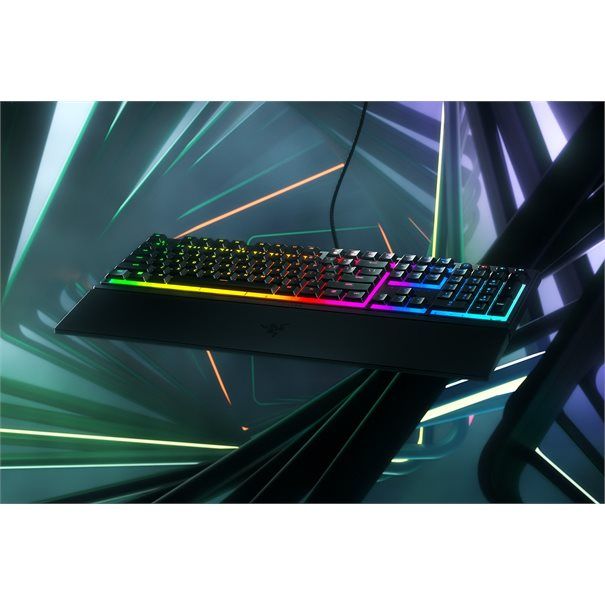Razer Keyboard Ornata V3 Gaming RGB (DE) black Flache Mecha-Membran-RGB-Tastatur - Image 1