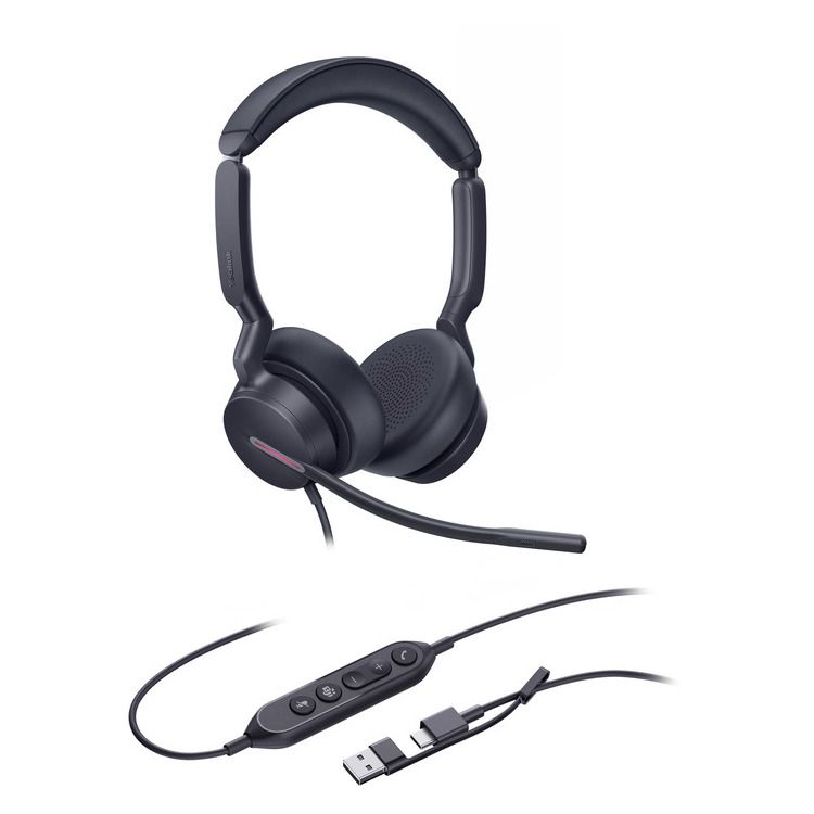 YEALINK HEADSET UH46 DUAL TEAMS USB C/A - Image 1