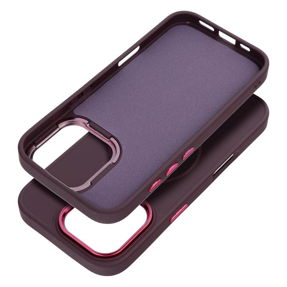 FRAME MAG COVER Case compatible with MagSafe for IPHONE 17 purple - Image 2