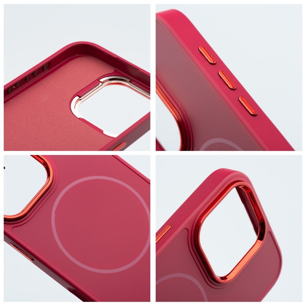 FRAME MAG COVER Case compatible with MagSafe for IPHONE 11 magenta - Image 2