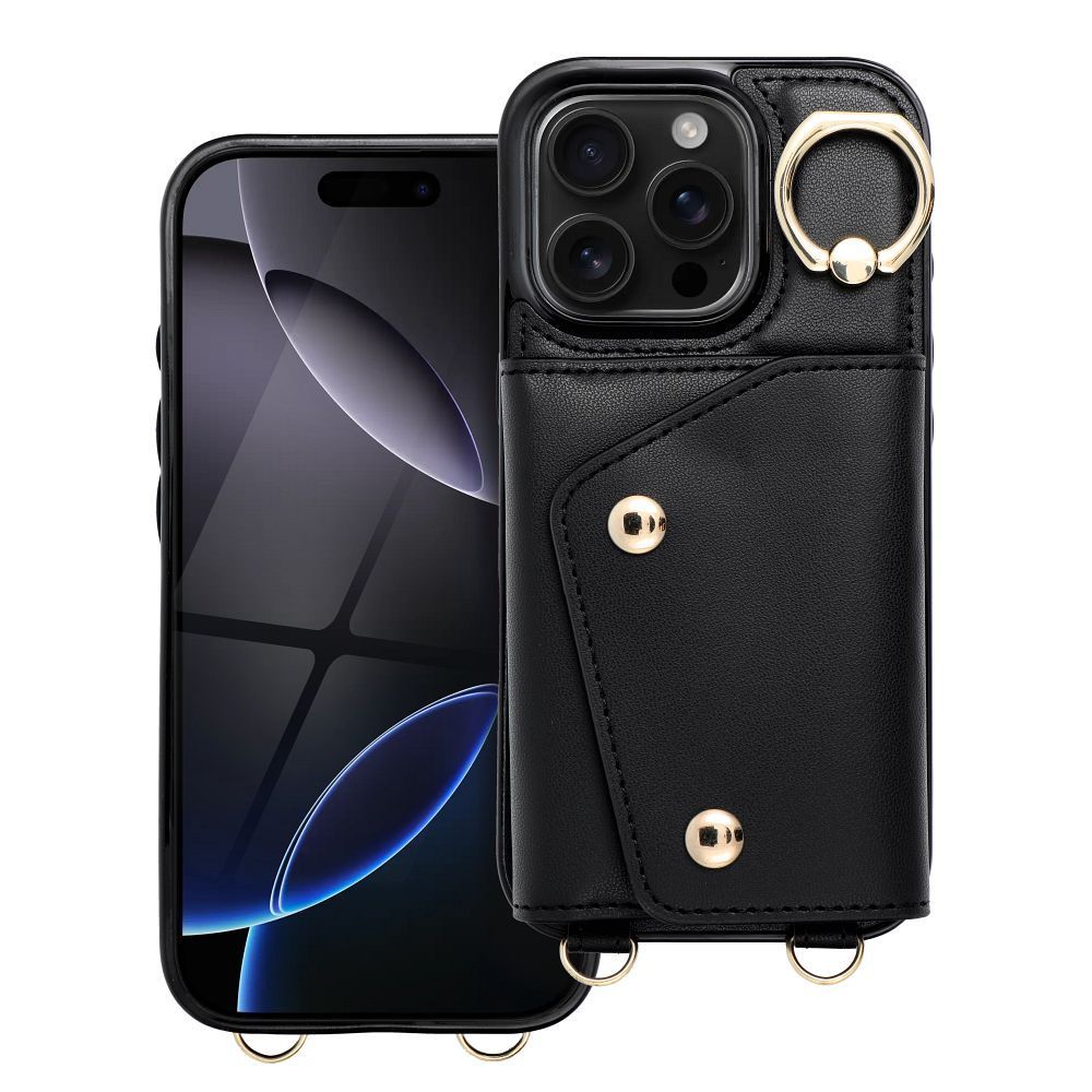 Wallet Case WONDER for IPHONE 13 black - Image 2