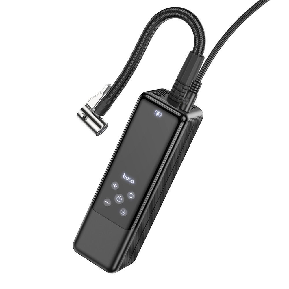 HOCO portable air pump ZP5 black - Image 2