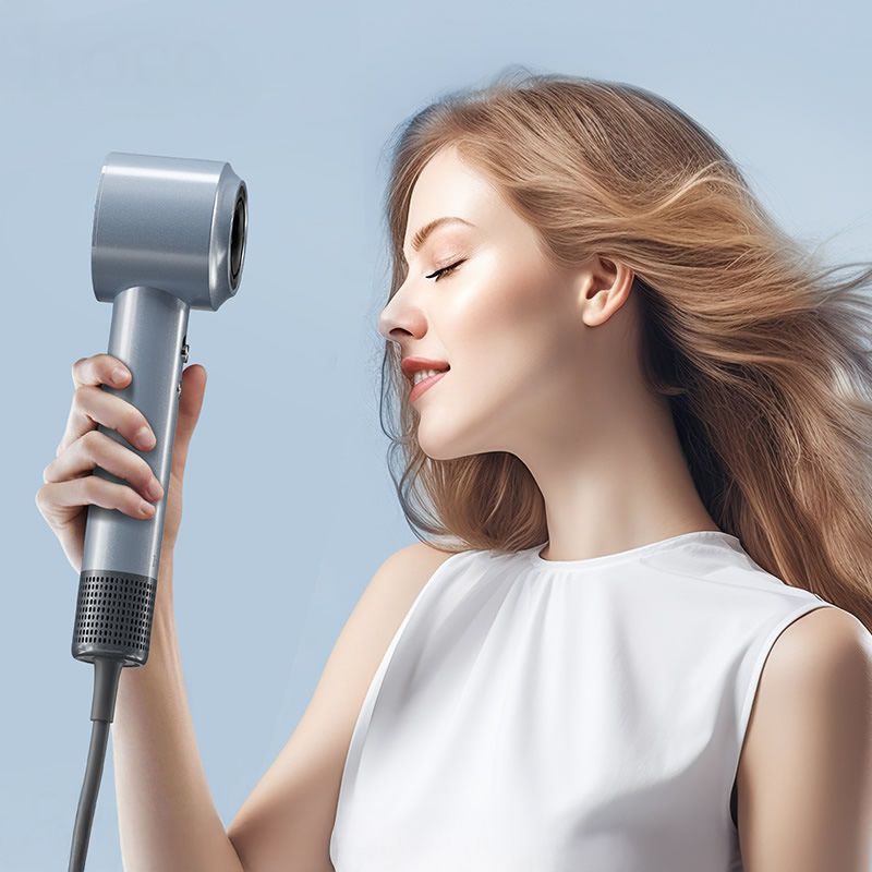 Negative ion magnetic hair dryer Hoc DAR01 white - Image 2