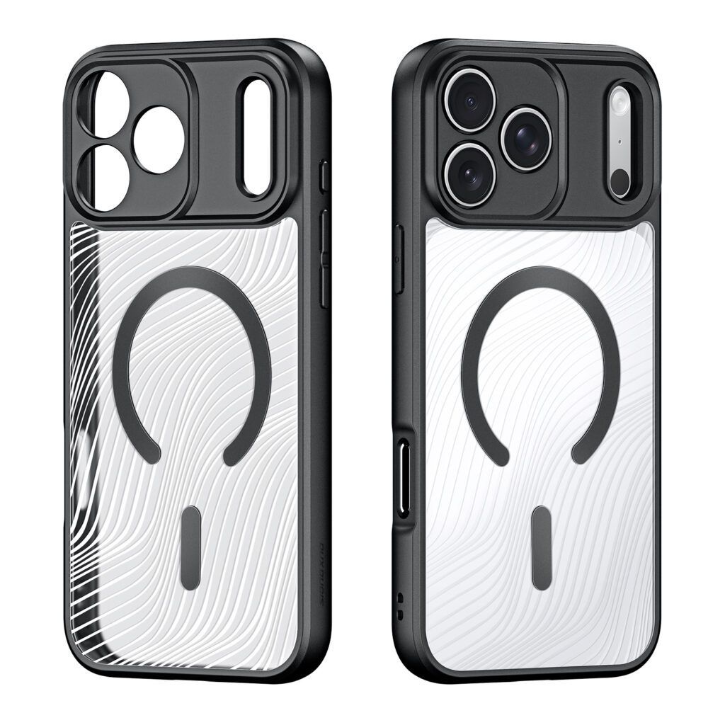 DUX DUCIS case AIMO MAG compatible with MagSafe for IPHONE 17 PRO MAX (Open Ring Version) black - Image 2