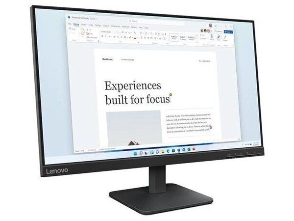 LENOVO Monitor L24-4e 23,8'' FHD IPS,HDMi, VGA, 3YearsW - Image 2