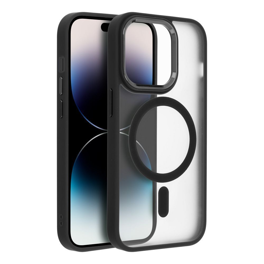 MATTE MAG COVER case compatible with MagSafe for IPHONE 17 Pro Max black - Image 2