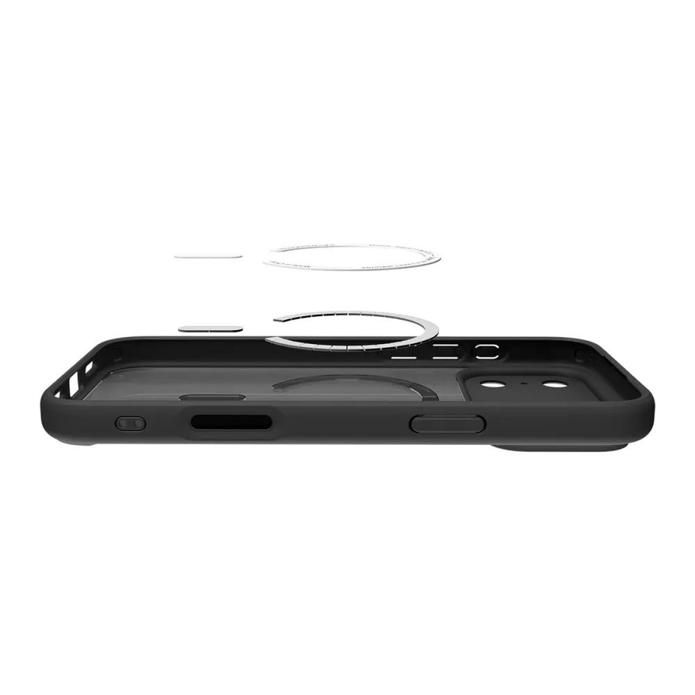 SPIGEN case ULTRA HYBRID MAG compatible with MagSafe for IPHONE 17 Pro frost black - Image 2