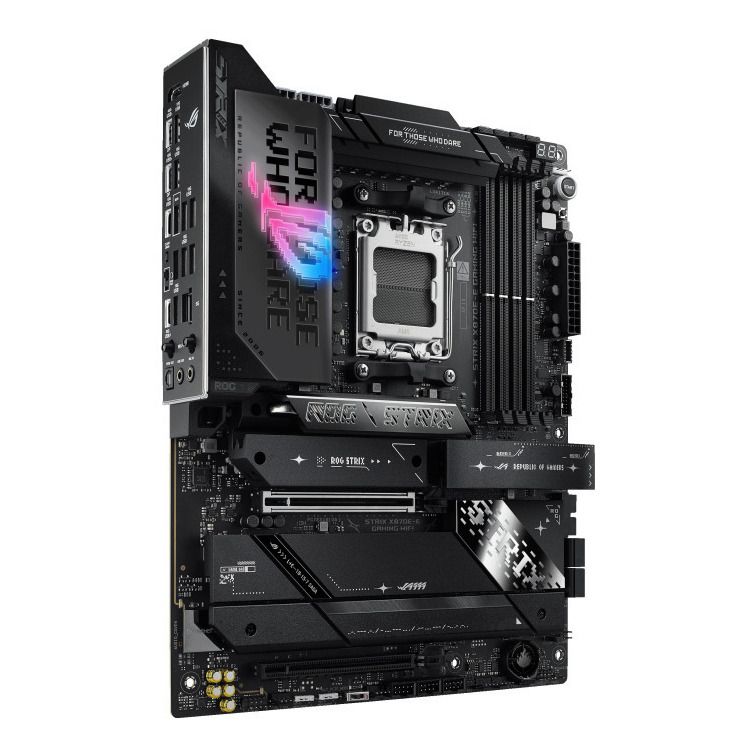 ASUS MOTHERBOARD ROG STRIX X870E-E GAMING WIFI AM5, DDR5, ATX - Image 1