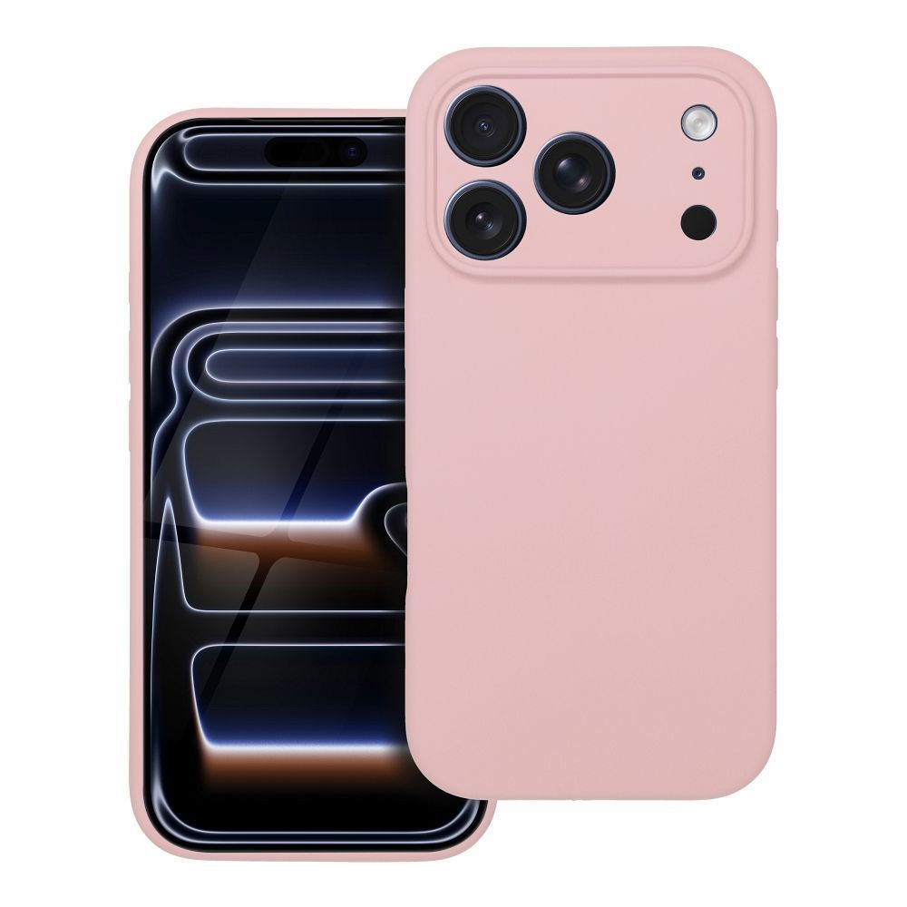 Case SILICONE 2mm for IPHONE 17 Pro sand pink - Image 1
