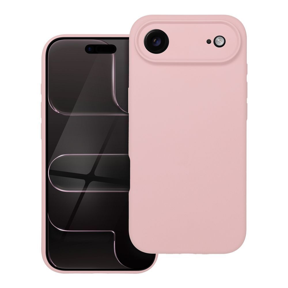 Case SILICONE 2mm for IPHONE 17 Air compatible with MagSafe sand pink - Image 1