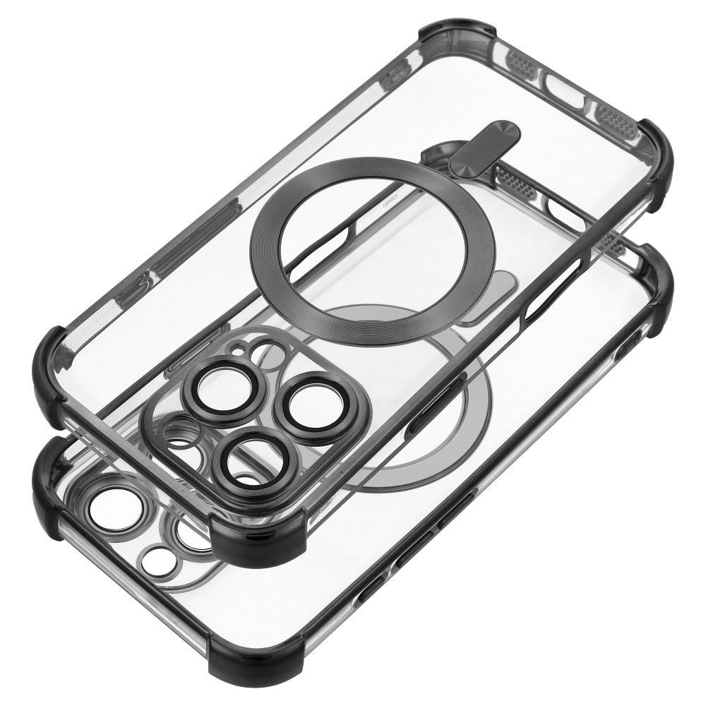 Case ANTISHOCK ELECTRO for IPHONE 17 Pro compatible with MagSafe black - Image 2