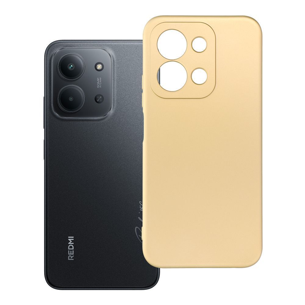 Case for Xiaomi Redmi 15C (173,16 x 81,07 x 8,2) Metallic gold METALLIC Case for XIAOMI Redmi 15C gold - Image 1