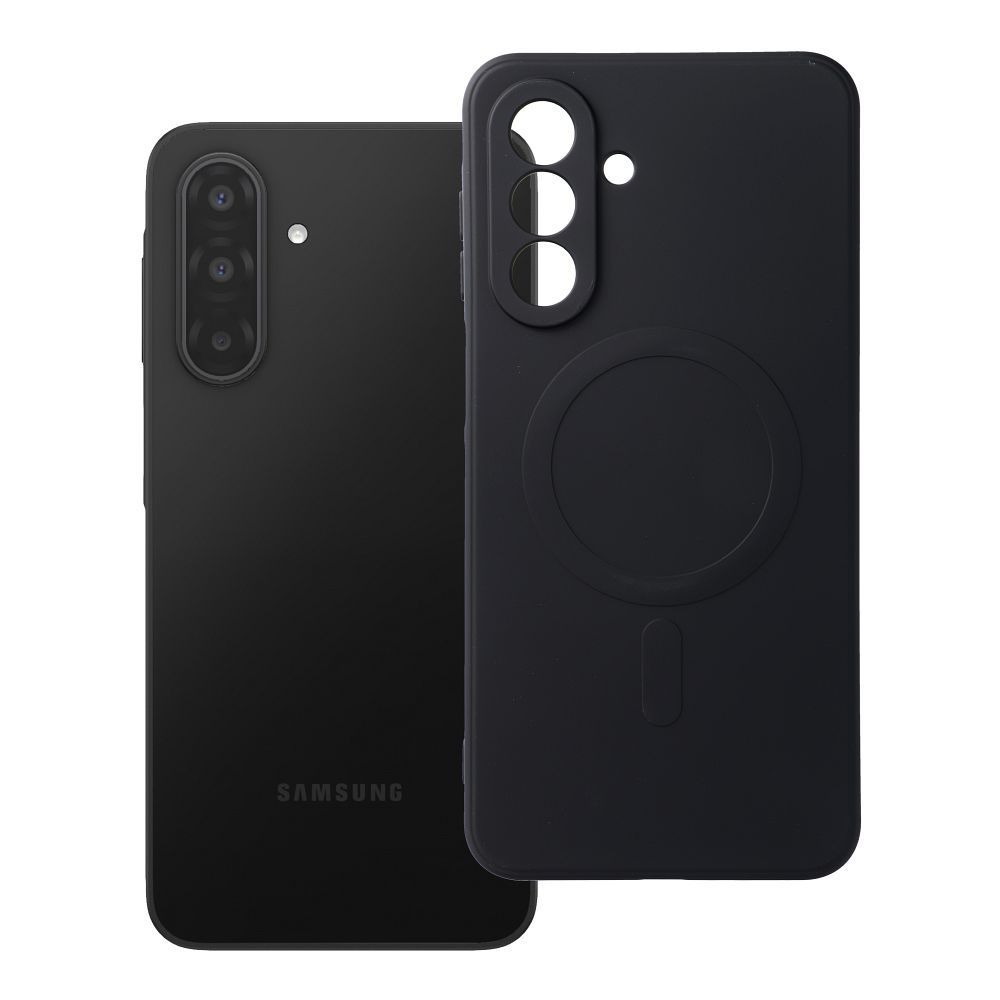 SILICONE MAG COVER case compatible with MagSafe for SAMSUNG A17 black - Image 1