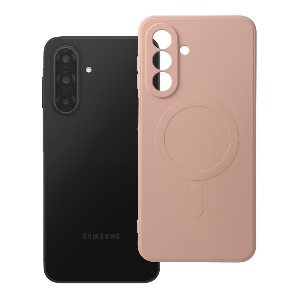 SILICONE MAG COVER case compatible with MagSafe for SAMSUNG A17 pink - Image 1