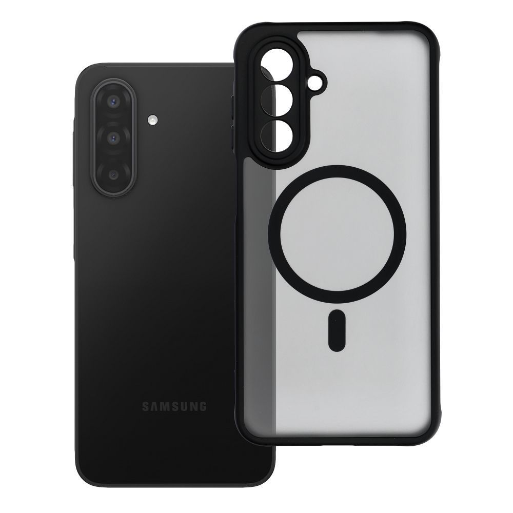 FULL MATTE MAG COVER case compatible with MagSafe for SAMSUNG A17 black - Image 1