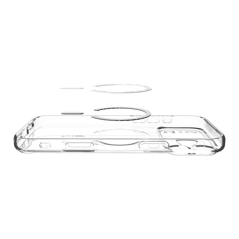 SPIGEN case ULTRA HYBRID MAG compatible with MagSafe for IPHONE 17 Pro Max clear gold - Image 2